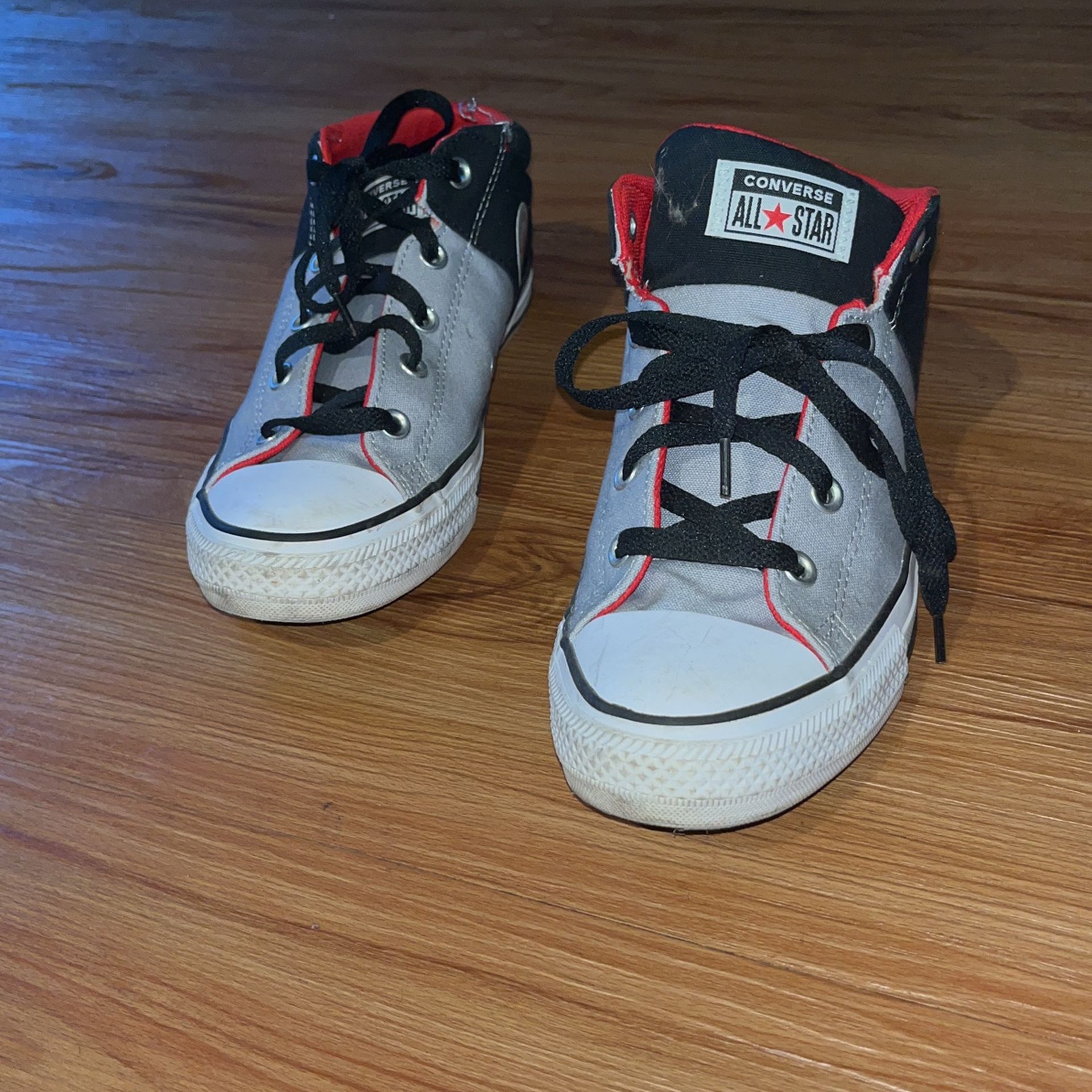 New Grey Converse ( Size 7y )