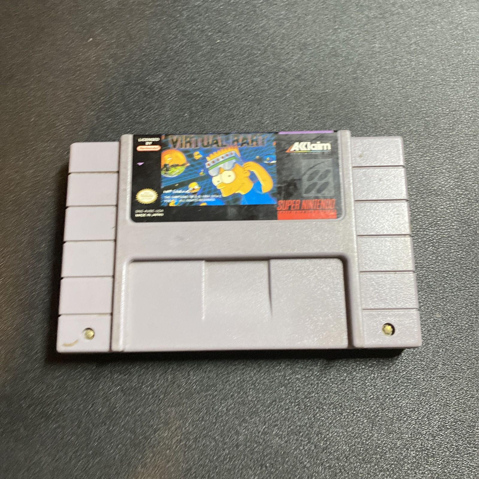 Virtual Bart Super Nintendo