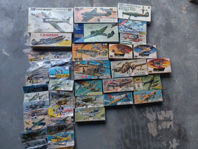 Hobby Antique Model Airplane Dream Collection 1960-70s new In Box *Never built*