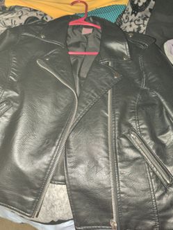 Faux leather jacket