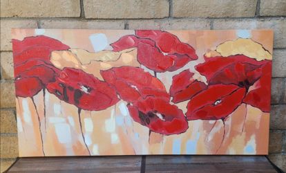 Red Poppies Canvas Art