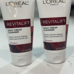 L’Oréal Revitalift Daily Cream Cleanser $5 Each