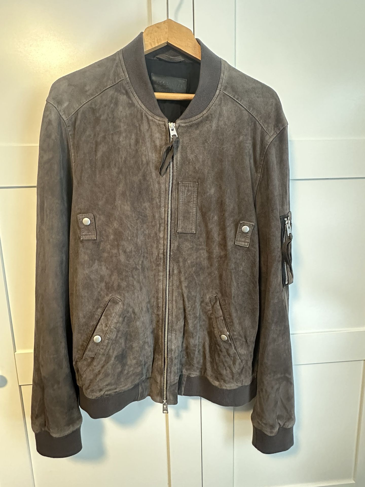 AllSaints Trinity Suede Jacket