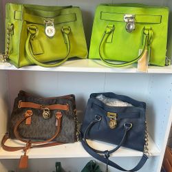 Like New Michael Kors Hamilton Bags. Saffiano Leather Satchel Bag. 