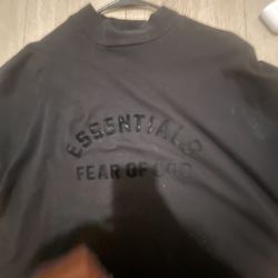 Essentials Black Shirt 