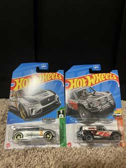Zamac 2023 Hot Wheels Ford Bronco R  and  Jaguar I-Pace Set Zamac 