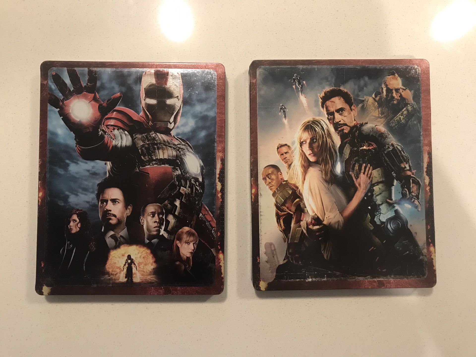 Iron Man 2&3 4K Blu-ray steelbooks