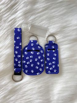 Keychain | Llavero - Blue Paw Prints🐾 