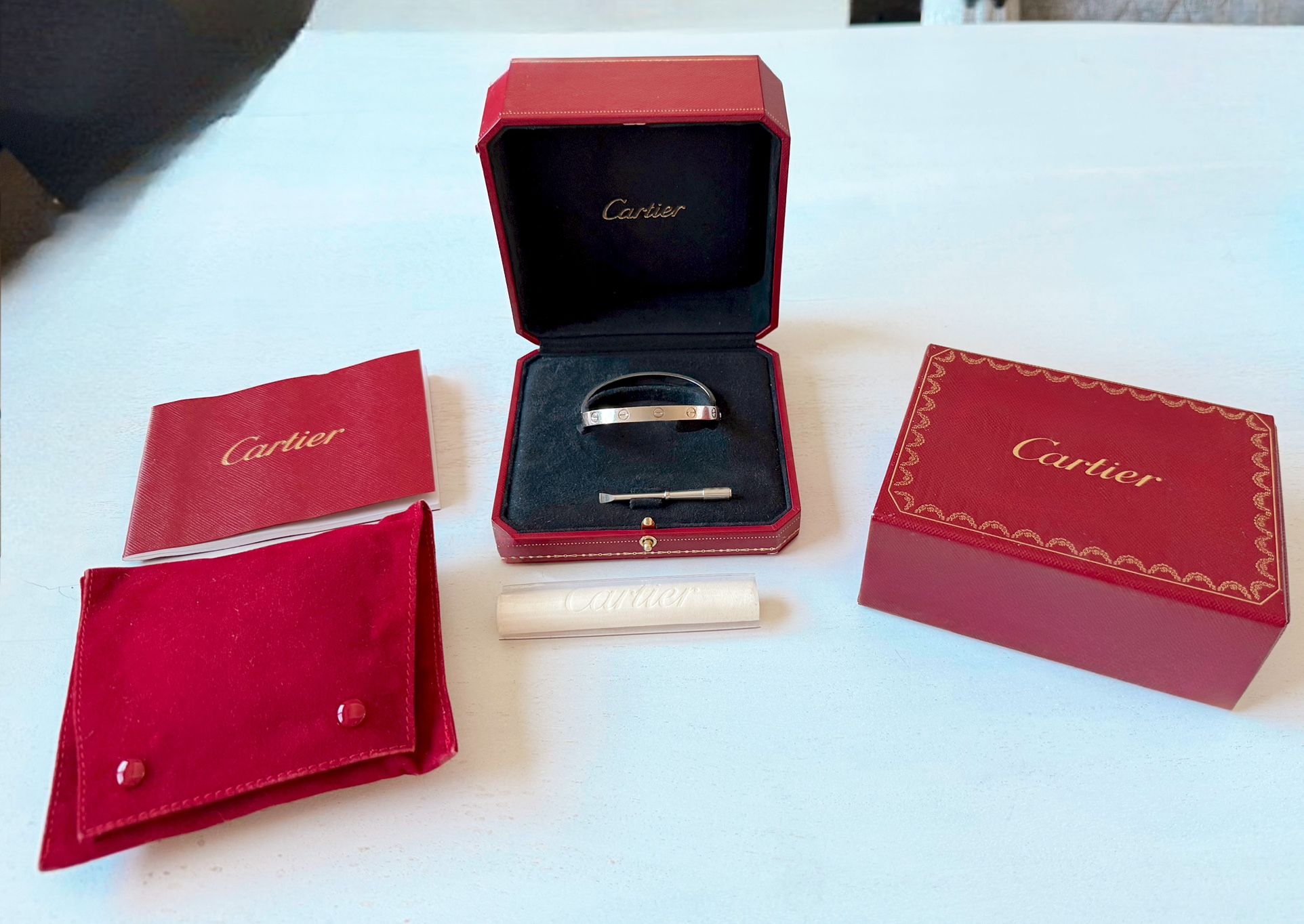 Verified Authentic Cartier Love Bracelet 18k Gold Size 16