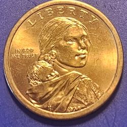 USA NATIVE American DOLLAR Elizabeth Peratrovich  2000 P,a Great Coin For Your Collection!!!!