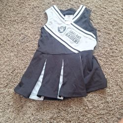 Raiders Youth Cheerleader Outfit (3T) 