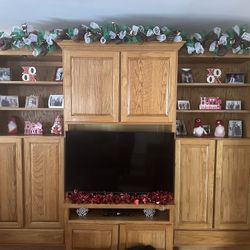 Custom Made Entertainment Center 