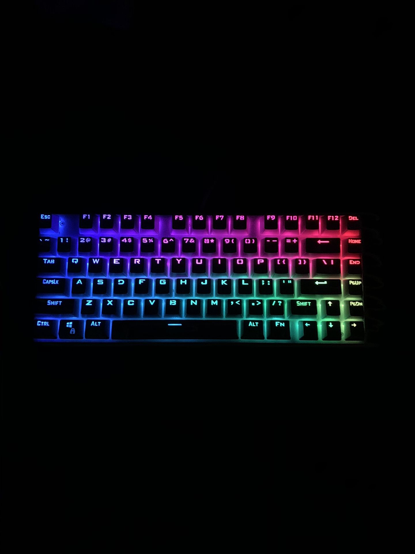 The HUO JI Z88 Z-88 RGB Mechanical Gaming Keyboard.