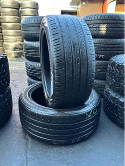 Tengo un par de llantas en muy buenas condiciones, marca LIONHART 265/45R20 instaladas y balanceadas por el mismo precio  $140