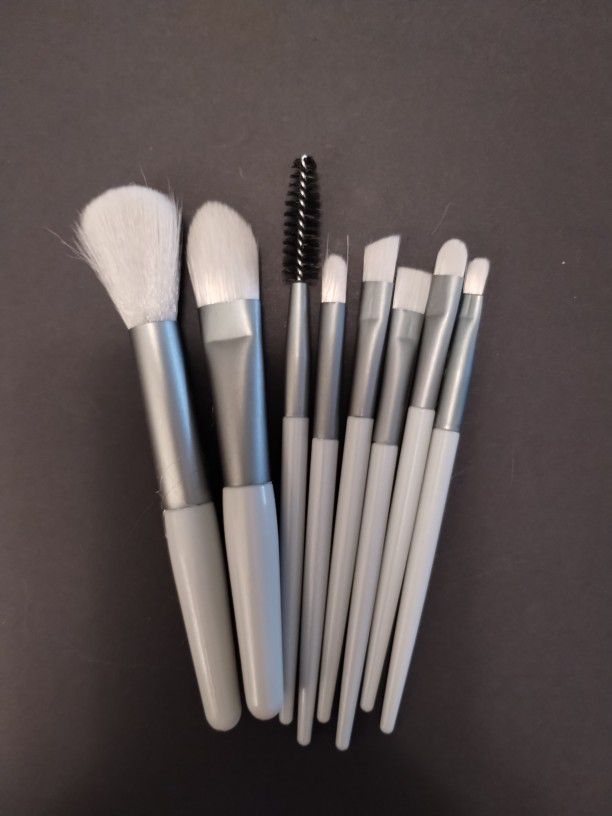 8-pc Mini Brush Set (Gray)