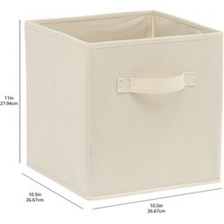 Square Storage Cubes - Beige - Amazon