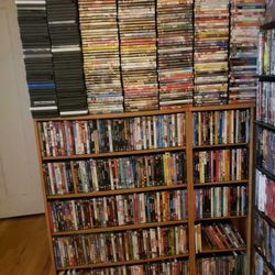 Two Bags Full Of DVD Movies In Cases