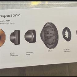 Dyson Supersonic HD08 Hair Dryer Blue Gold