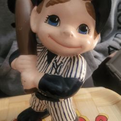 Vintage Ceramic NY Yankees Figure