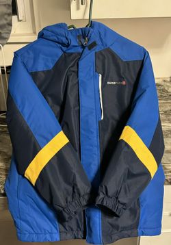 Swiss Tech Blue Winter Coat Kids Boys Girls Size 10-12