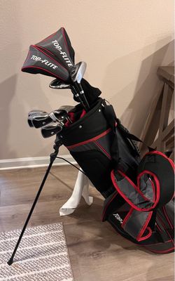 Top-Flite Complete Golf Club Set + Stand Bag + Nike Towel – Like New