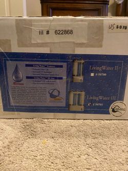 NEW Sealed EcoQuest LivingWater III #50701 Water Filtration Syst