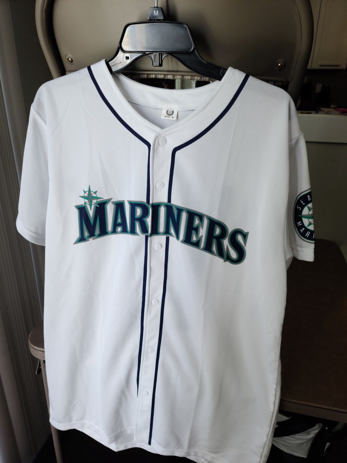 BRAND NEW MLB Seattle Mariners Edgar Martinez Baseball Jersey (Size: Adult Medium, also have Youth Large posted separately)