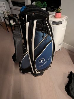 Mercedes Benz Golf Cart Bag with 13 way divider and raincover