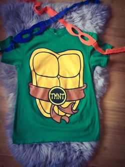 Men’s Ninja Turtle Halloween Shirt Medium