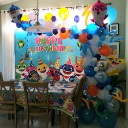 Balloon garland for parties