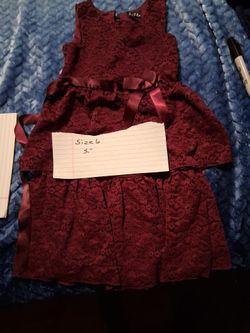 Red dress for girls