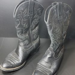 Ariat Deertan Heritage Black Leather Boots US 9d