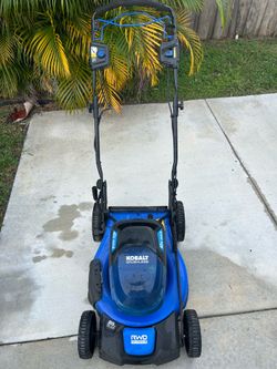 Kobalt Electric Lawn Mower with Battery & Charger – Works Great!