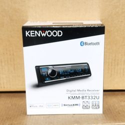 🚨 No Credit Needed 🚨 Kenwood KMM-BT332U Single Din Bluetooth USB Auxiliary Am Fm Radio 🚨 Payment Options Available 🚨 