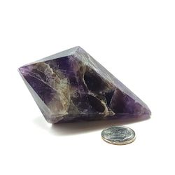 Carved Amethyst Diamond Gemstone Crystal