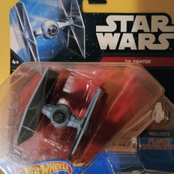 Star Wars Hot Wheels Traditional Style Tie Fighter With stand 
