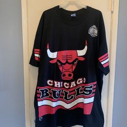 Vintage 1990 Chicago Bulls Salem Sportswear T Shirt Size Mens XXL Made In USA