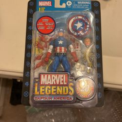 Marvel Legends 20Th Anniversary Captain America Action Figure