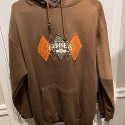 Adult Size Medium Guinness Hooded Sweatshirt