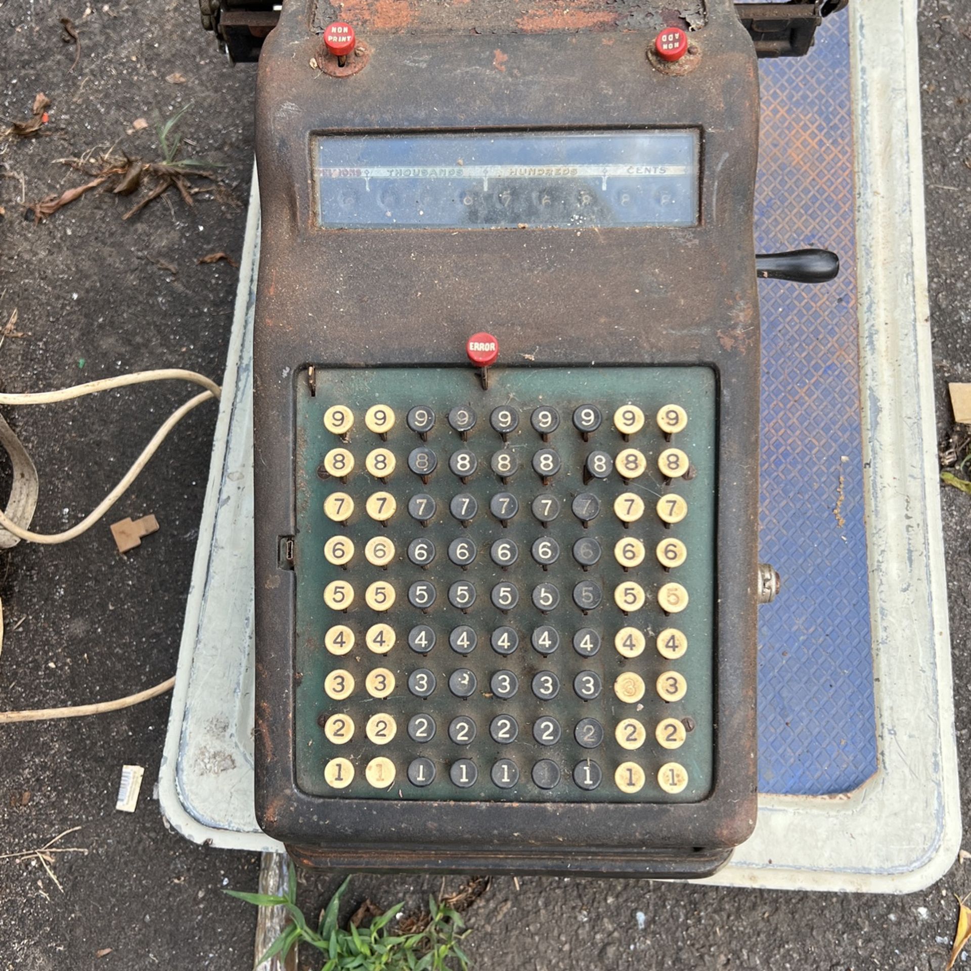 Antique Adding Machine