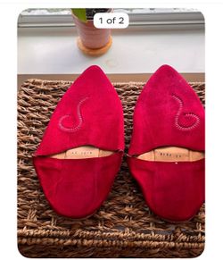 Handmade Moroccan Suede Mules