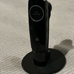 Sony PlayStation CECHYA0076 Black Wireless Ear Hook Headset w/ Base