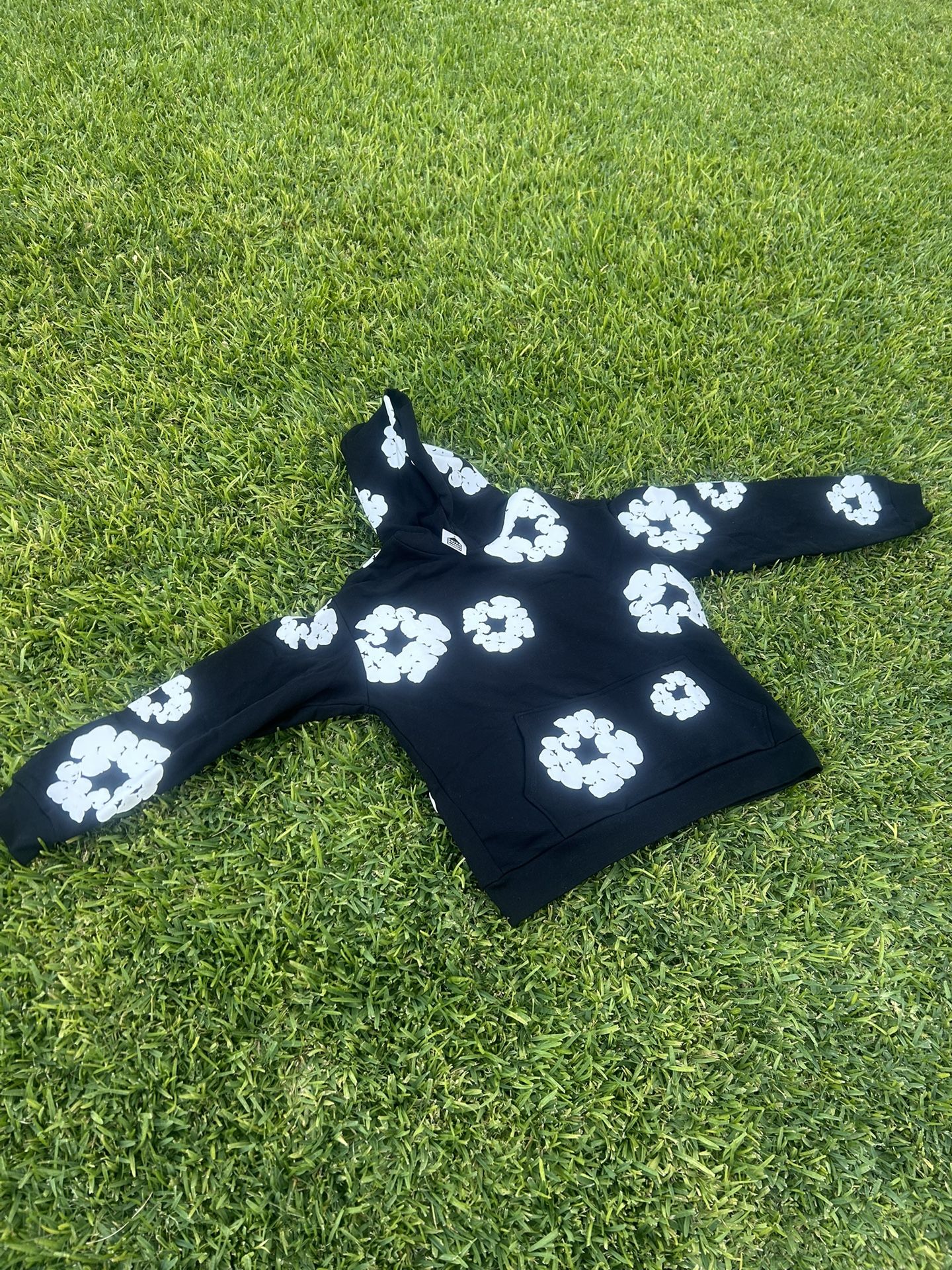 Denim Tear Hoodie Black