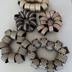 Boho Handmade Rings Sets Napkin Rings  