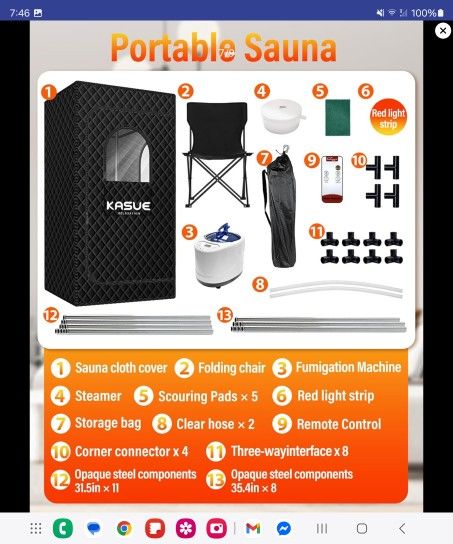 Portable Sauna 