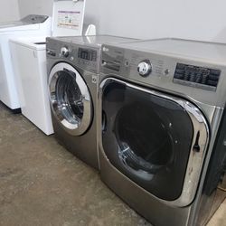 LG DRYER JUMBO STAINLESS STEEL 