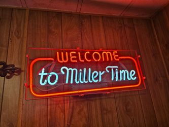Vintage beer neon