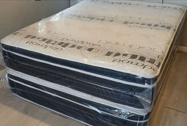 $190  Queen pillow top mattress only brand new free delivery same-day