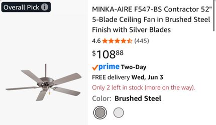 Ceiling Fan 52 Inches