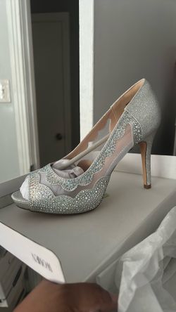 Silver Pumps Heels